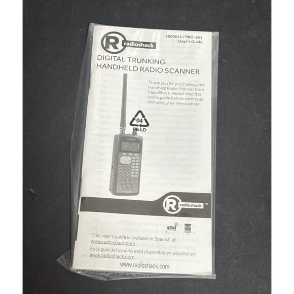 Radio Shack Pro-651 Digital Trunking Scanner Battery Pack Manual Tested Video - Picture 12 of 15